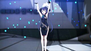 【MMD R18 Blue Archive/4k】 ~《Ryuuge Kisaki (竜華キサキ) 》 ~《『热爱105℃的你』》