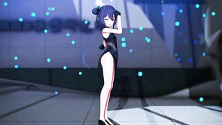 【MMD R18 Blue Archive/4k】 ~《Ryuuge Kisaki (竜華キサキ) 》 ~《『热爱105℃的你』》