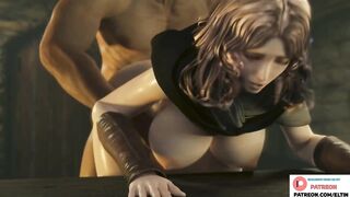 Melina Hard Fucked On Table And Getting Creampie | Elden Ring Hentai Animation 4k 60fps