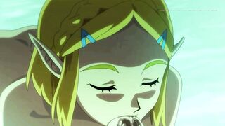 Sexy Blonde ELF Rough Doggy! HENTAI UNCENSORED