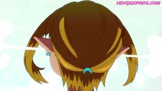 Sexy Blonde ELF Rough Doggy! HENTAI UNCENSORED