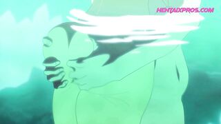 Sexy Blonde ELF Rough Doggy! HENTAI UNCENSORED