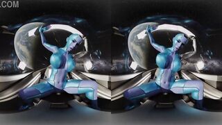 VReal 18K Nebula masturbating with the spacecraft joystick while heading to planet Earth - Sci-Fi Marvel Parody with daughter of Thanos, on gear shaft style in zero gravity