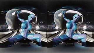 VReal 18K Nebula masturbating with the spacecraft joystick while heading to planet Earth - Sci-Fi Marvel Parody with daughter of Thanos, on gear shaft style in zero gravity