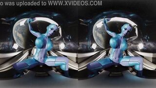 VReal 18K Nebula masturbating with the spacecraft joystick while heading to planet Earth - Sci-Fi Marvel Parody with daughter of Thanos, on gear shaft style in zero gravity