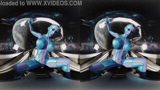 VReal 18K Nebula masturbating with the spacecraft joystick while heading to planet Earth - Sci-Fi Marvel Parody with daughter of Thanos, on gear shaft style in zero gravity