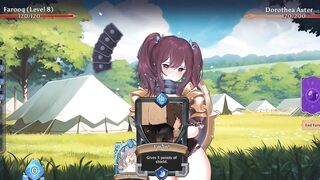 Aura Hentai Card - Cute Girl Gameplay Fucked Scene