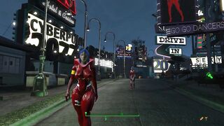 Fallout 4 красный секси латекс