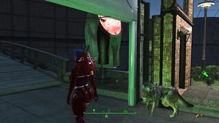 Fallout 4 красный секси латекс