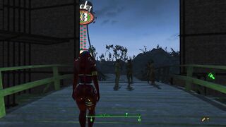Fallout 4 красный секси латекс