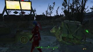 Fallout 4 красный секси латекс