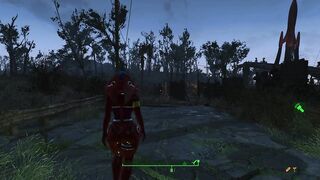 Fallout 4 красный секси латекс