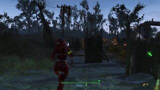 Fallout 4 красный секси латекс
