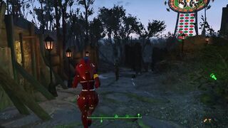 Fallout 4 красный секси латекс