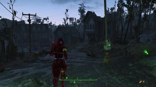 Fallout 4 красный секси латекс