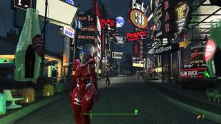 Fallout 4 красный секси латекс