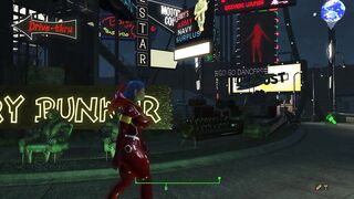 Fallout 4 красный секси латекс