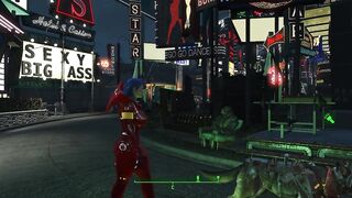 Fallout 4 красный секси латекс