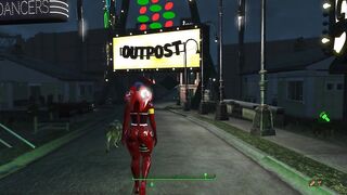 Fallout 4 красный секси латекс