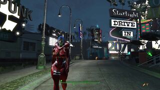 Fallout 4 красный секси латекс