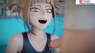 Himiko Toga First blowjob hentai animation