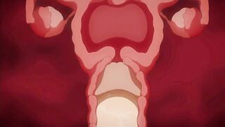 Pink hair anime girl gets deep creampie