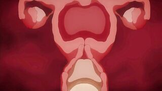 Pink hair anime girl gets deep creampie