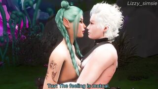 Astarion fingering horny Tav then cum inside her - sims 4 - 3D animation - Baldur's gate III