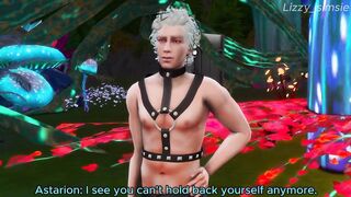 Astarion fingering horny Tav then cum inside her - sims 4 - 3D animation - Baldur's gate III