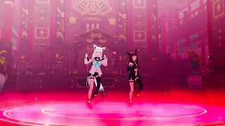【MMD Hololive 4k/60fps】《Shirakami Fubuki (白上フブキ)》~《愛包ダンスホール(Heart Pie Dancehall) HIMEHINA》