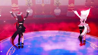 【MMD Hololive 4k/60fps】《Shirakami Fubuki (白上フブキ)》~《愛包ダンスホール(Heart Pie Dancehall) HIMEHINA》