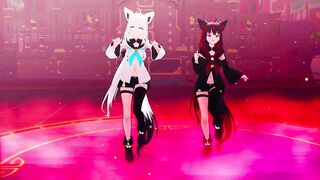 【MMD Hololive 4k/60fps】《Shirakami Fubuki (白上フブキ)》~《愛包ダンスホール(Heart Pie Dancehall) HIMEHINA》