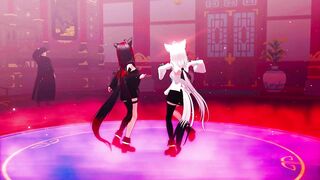 【MMD Hololive 4k/60fps】《Shirakami Fubuki (白上フブキ)》~《愛包ダンスホール(Heart Pie Dancehall) HIMEHINA》