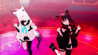【MMD Hololive 4k/60fps】《Shirakami Fubuki (白上フブキ)》~《愛包ダンスホール(Heart Pie Dancehall) HIMEHINA》