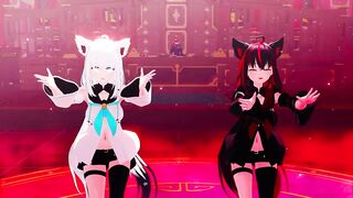 【MMD Hololive 4k/60fps】《Shirakami Fubuki (白上フブキ)》~《愛包ダンスホール(Heart Pie Dancehall) HIMEHINA》