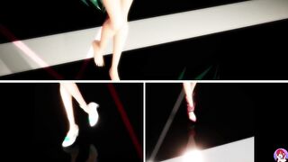 MMD R18 Sexy Walk Compilation / Split Screen
