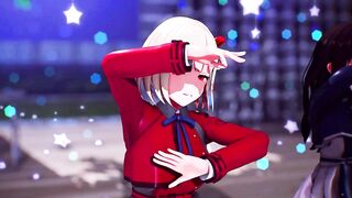 【MMD Lycoris Recoil 4k/60fps】《Chisato(錦木 千束) Takina(井ノ上 たきな)》~《愛包ダンスホールHeart Pie Dancehall HIMEHINA》