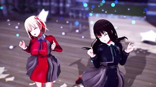 【MMD Lycoris Recoil 4k/60fps】《Chisato(錦木 千束) Takina(井ノ上 たきな)》~《愛包ダンスホールHeart Pie Dancehall HIMEHINA》