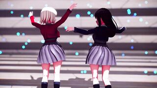 【MMD Lycoris Recoil 4k/60fps】《Chisato(錦木 千束) Takina(井ノ上 たきな)》~《愛包ダンスホールHeart Pie Dancehall HIMEHINA》