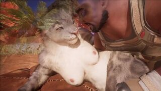Buff dude destroys FURRY anus (full anal)