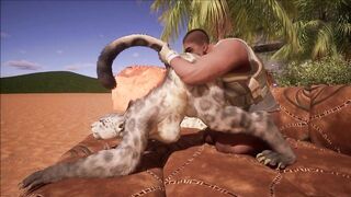 Buff dude destroys FURRY anus (full anal)
