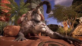Buff dude destroys FURRY anus (full anal)