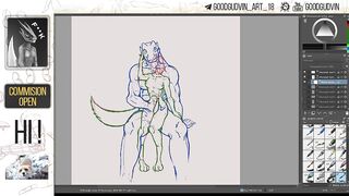 53 Speed Paint - Kinktober Thighjob