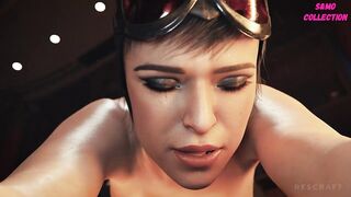 Futanari DC & Harley Quinn Hot Fuck Catwoman