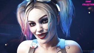 Futanari DC & Harley Quinn Hot Fuck Catwoman