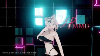 Honkai Pardofelis Red MMD Blender Render 1776