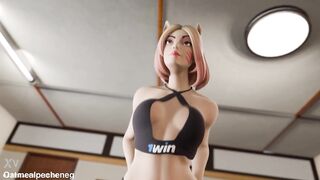 Horny Ahri from League of Legends ride you until you cum POV