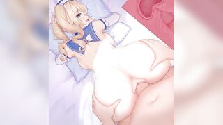 Barbara from Genshin Impact is getting creampied