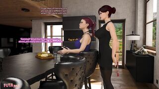 Futa3dX - Big Cock Brunette Futa Stepmom Fuckes Her Stepdaughter Hard