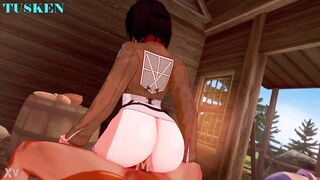 Mikasa's Secret Deal (AOT Hentai Parody)